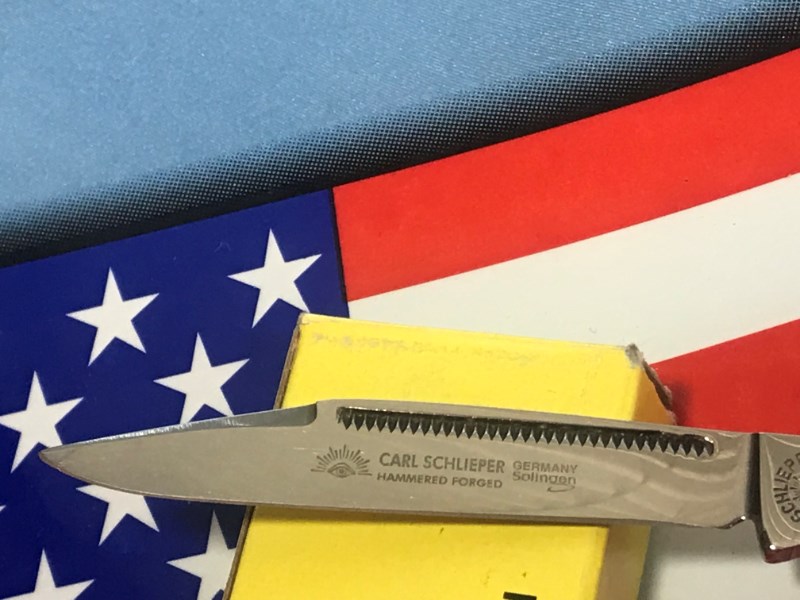 Carl Schlieper / German Eye Brand 3 Blade Whittler Pocket Knife +Nice