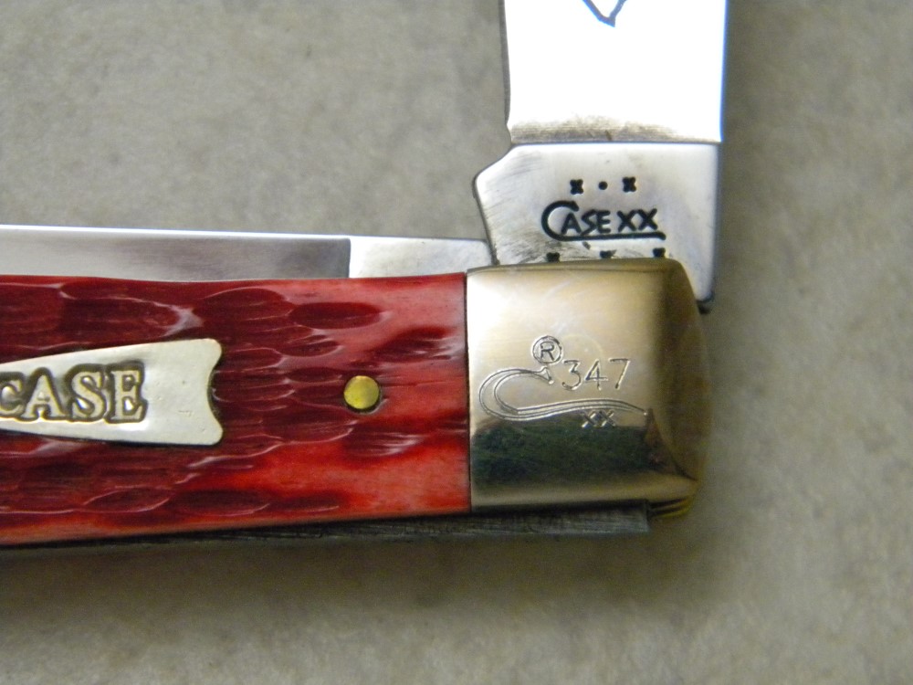 Case XX USA 6 Dot Kentucky Knife and Quarter Collection Bone