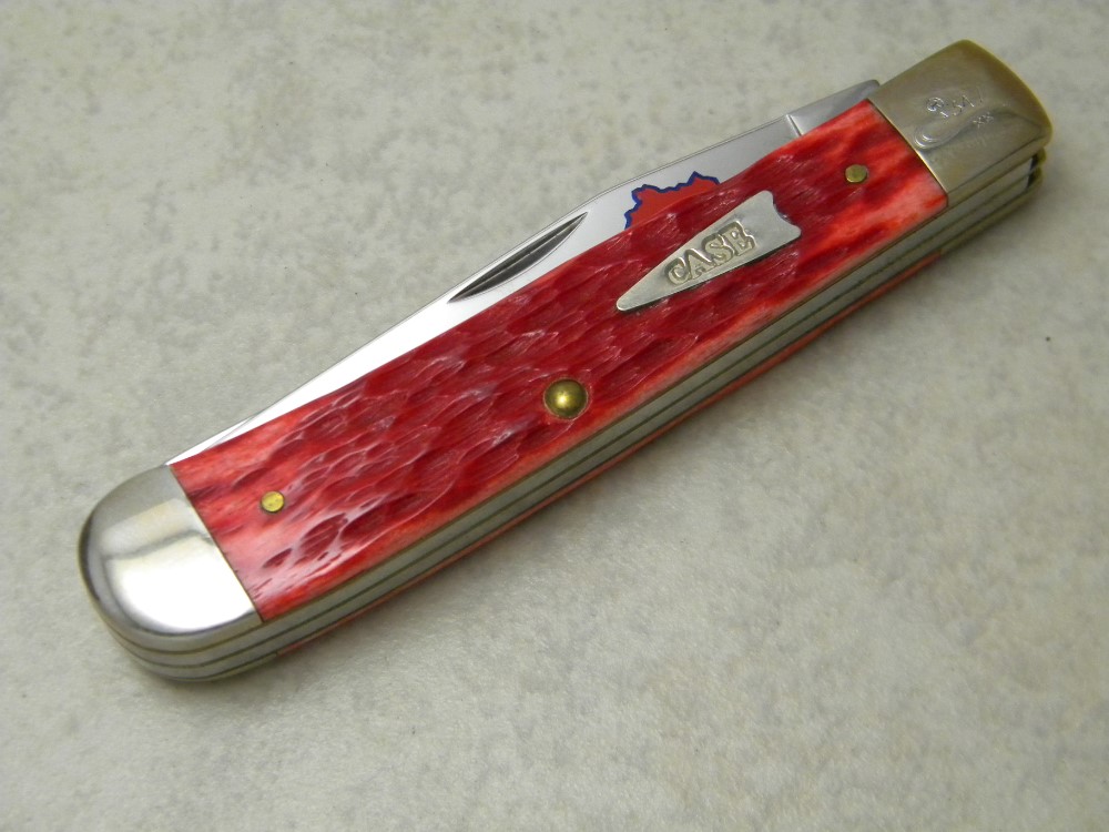 c−boy Case Boy Scouts of America Jigged Dark Red Bone Eagle Scout