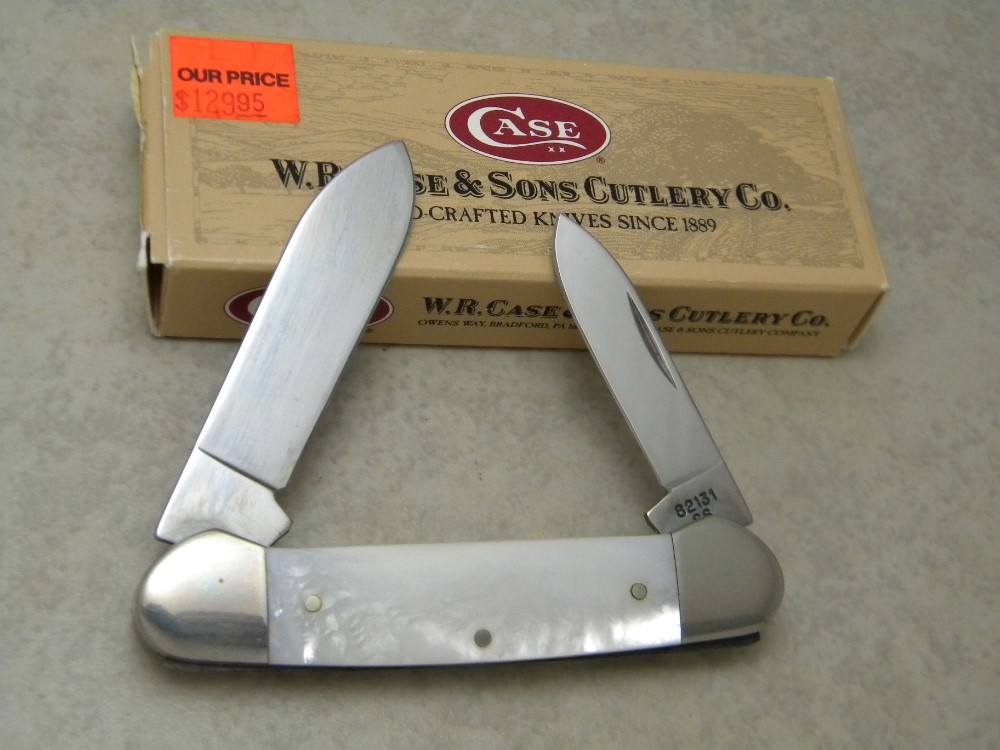 Case XX USA Pearl 82131 SS Canoe Knife in Box