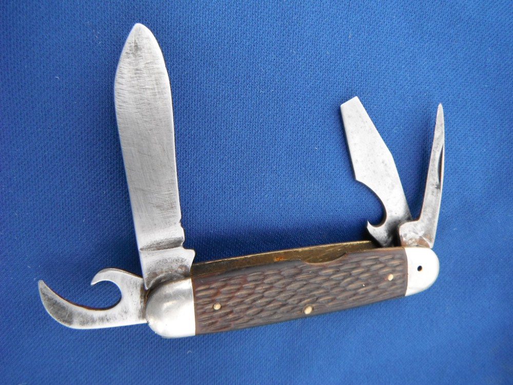 Vintage 4 Blade Craftsman 9549 Folding Pocket Scout camp Knife