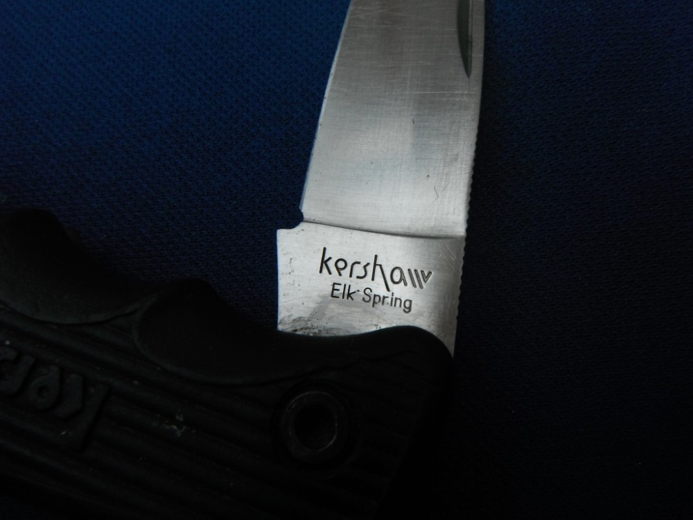 KERSHAW 1046 ELK SPRING LOCKBACK FOLDER PLAIN BLADE KNIFE MADE IN JAPAN