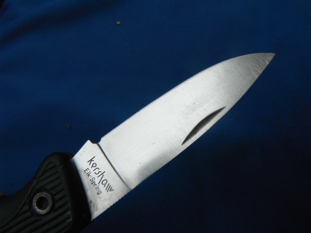 KERSHAW 1046 ELK SPRING LOCKBACK FOLDER PLAIN BLADE KNIFE MADE IN JAPAN