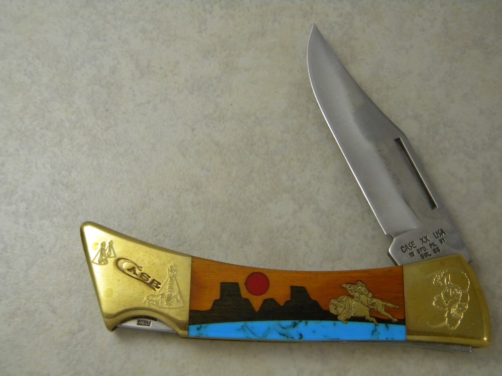 Case XX SS USA Hammerhead Buffalo Hunter 554 59L Lockback Knife in Box 1991