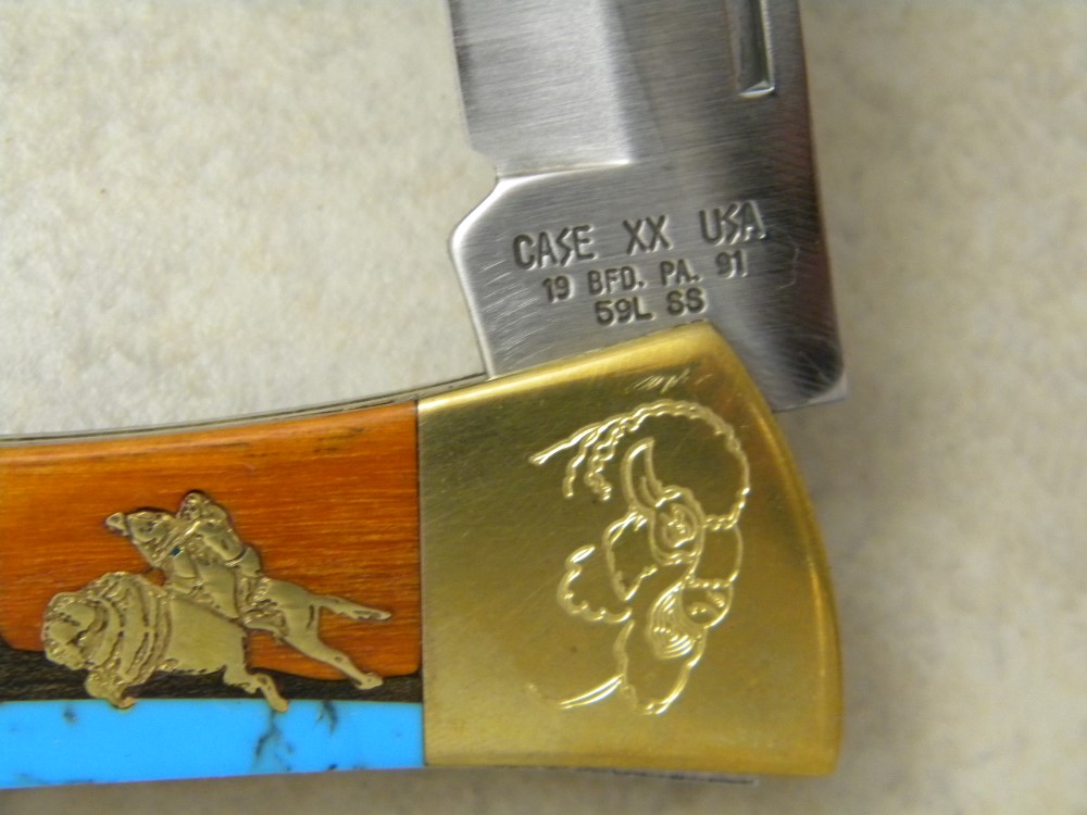 Case XX SS USA Hammerhead Buffalo Hunter 554 59L Lockback Knife in Box 1991