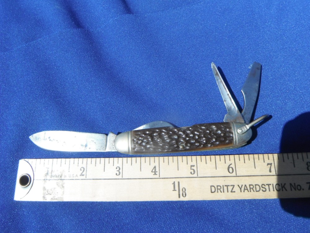 CAMILLUS New York 99 Utility / Camp / Scout / Multi Tool 4 Blade Scout