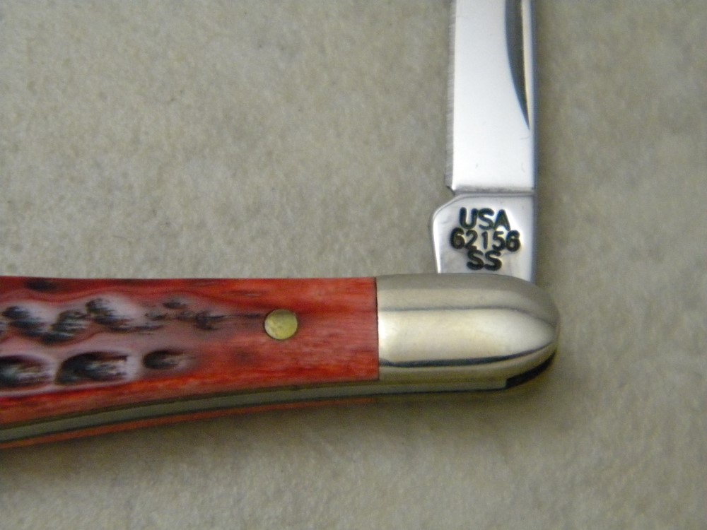 Case XX USA 8 Dot Bone 62156 SS Tuxedo Knife in Box