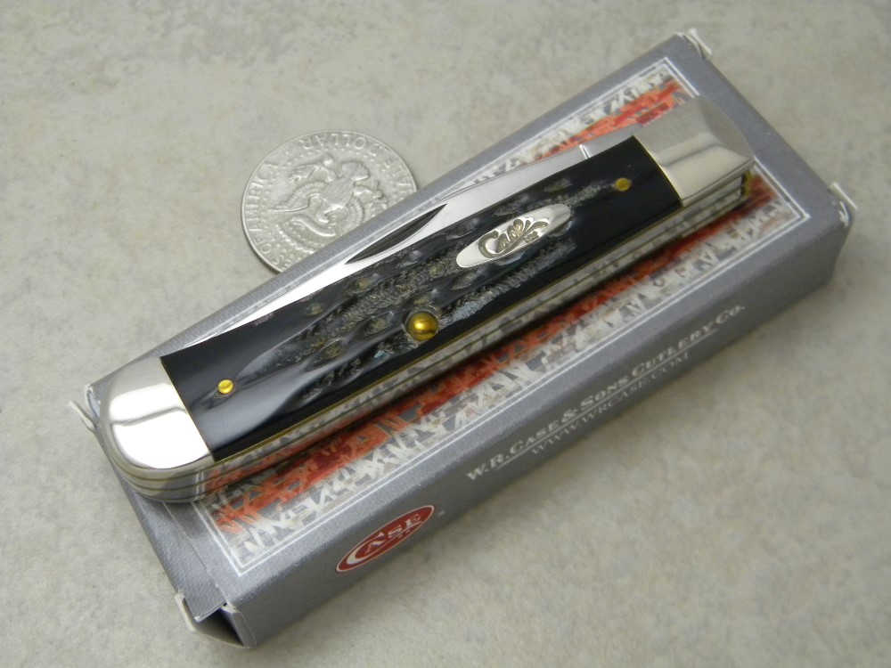 Case XX USA 2013 BH254 Buffalo Horn Trapper Knife in Box