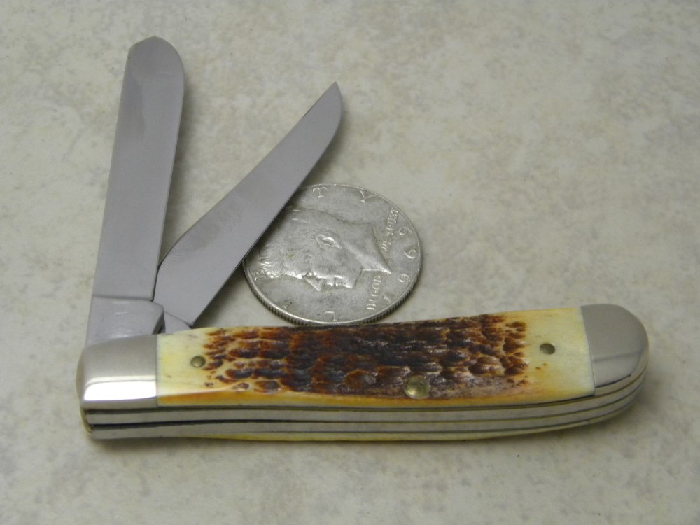 Case XX SS USA 1985 2nd Cut Stag 5207 SP SS Mini Trapper Knife