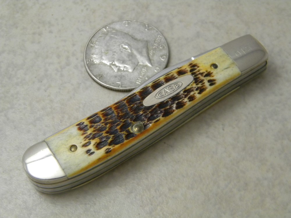 Case XX SS USA 1985 2nd Cut Stag 5207 SP SS Mini Trapper Knife Wolverine Knife Collectors Club