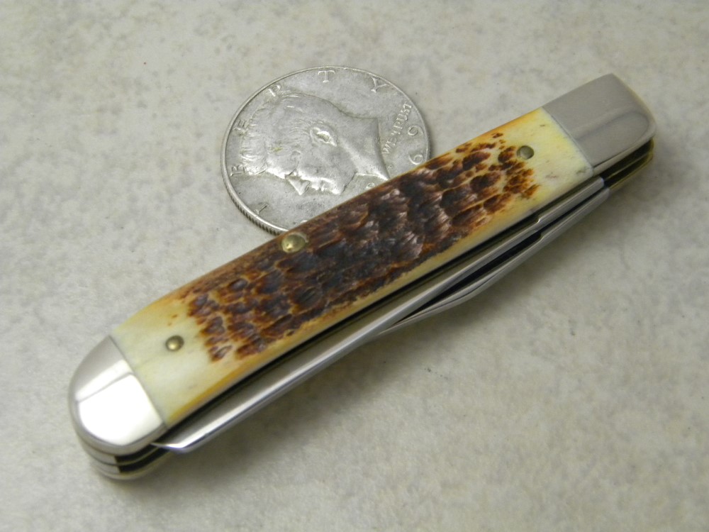 Case XX SS USA 1985 2nd Cut Stag 5207 SP SS Mini Trapper Knife