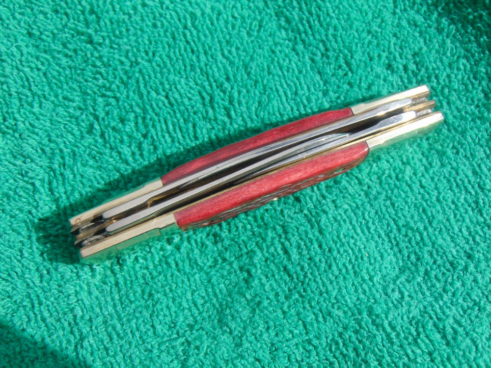 BOKER SOLINGEN TREE BRAND 4 BLADE CONGRESS Red Bone 5464