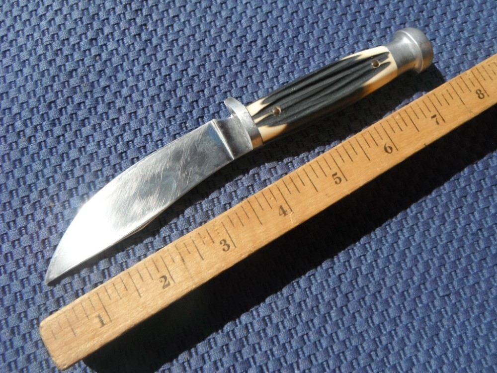 Vintage Queen Cutlery 98 Stainless Skinner Knife Fixed Blade