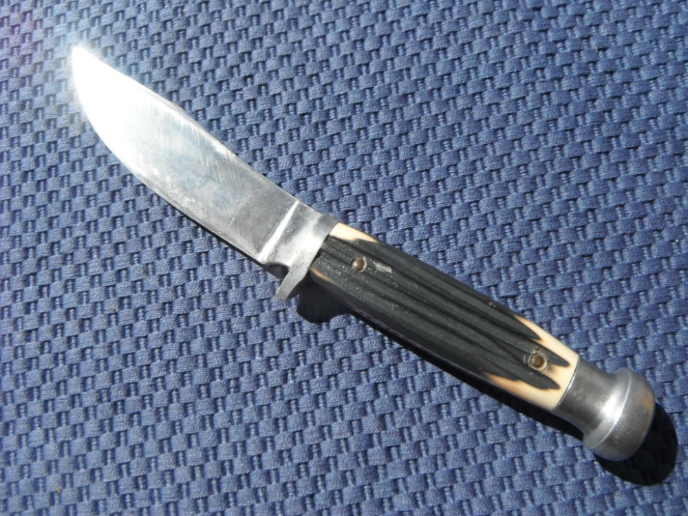 Vintage Queen Cutlery 98 Stainless Skinner Knife Fixed Blade