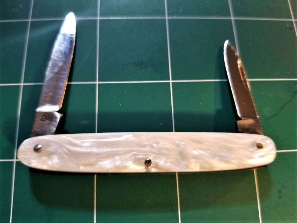 ATCO JAPAN 25 IMITATION PEARL PEN POCKET KNIFE UNUSED