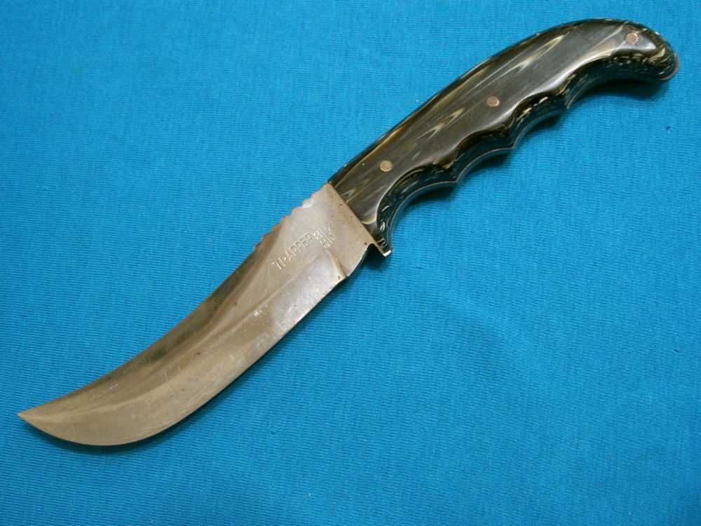 VINTAGE GCCO G.C.CO GUTTMAN TRAPPER 379 ITALY FIXED BLADE HUNTING