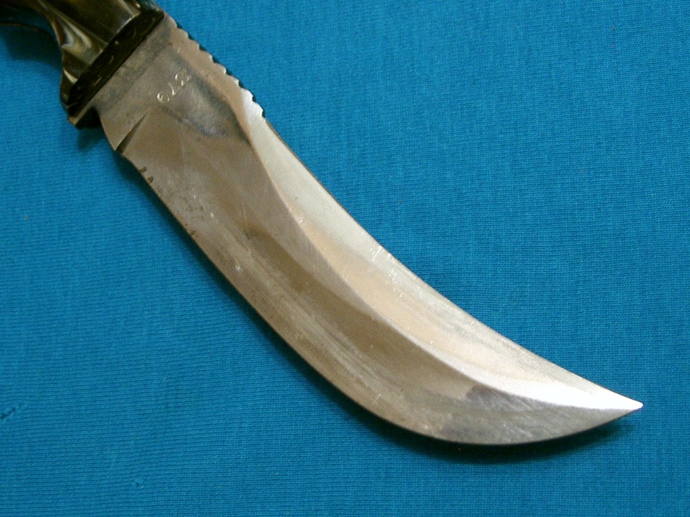 VINTAGE GCCO G.C.CO GUTTMAN TRAPPER 379 ITALY FIXED BLADE HUNTING