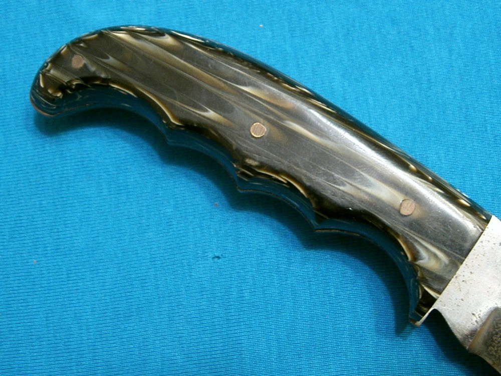 VINTAGE GCCO G.C.CO GUTTMAN TRAPPER 379 ITALY FIXED BLADE HUNTING