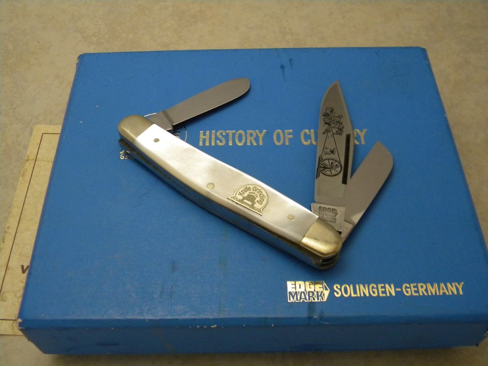 Edge Mark Solingen Germany History of Cutlery Knife Grinding Pearl
