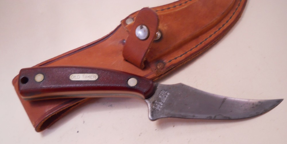 Schrade OT 152 Sharpfinger Knife / Sheath