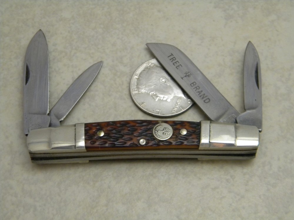 Boker USA Tree Brand Delrin 4 Blade 6113 Medium Congress Knife