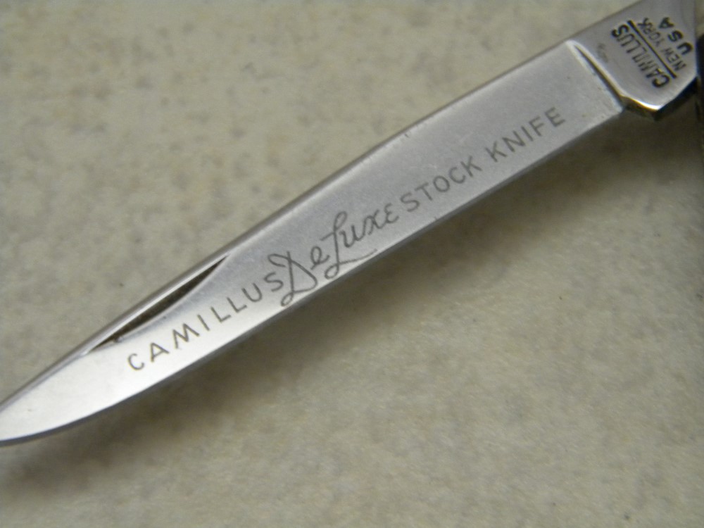 Camillus New York USA Delrin 69 DeLuxe Stock Knife