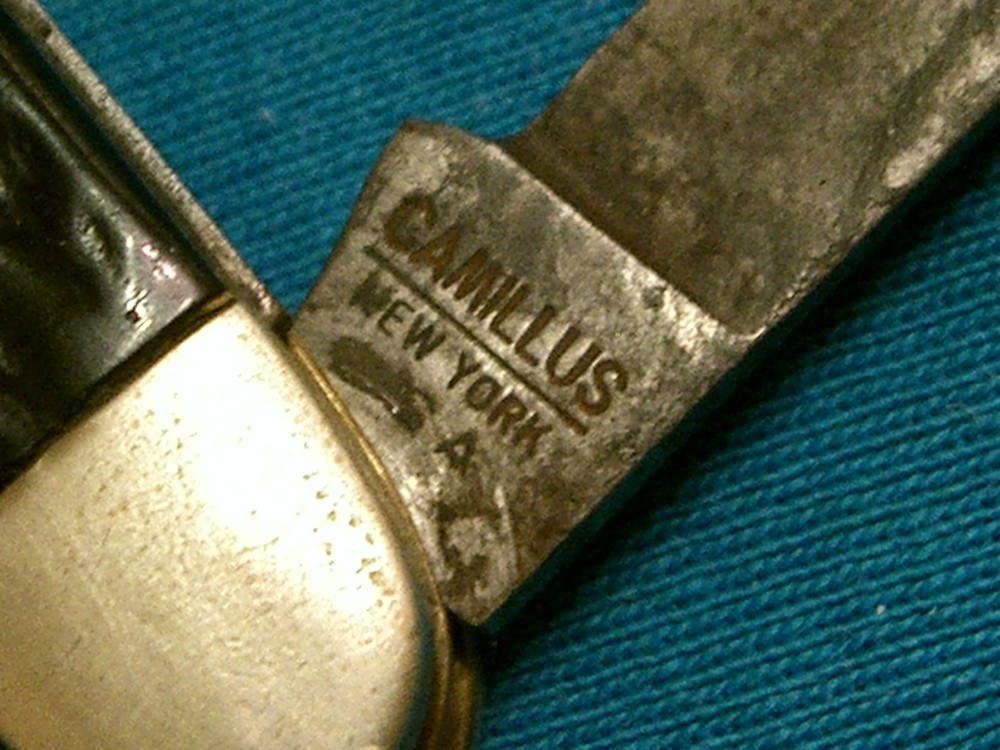 VINTAGE CAMILLUS NEW YORK USA 14 STOCKMAN JACK PEN FOLDING POCKET KNIFE