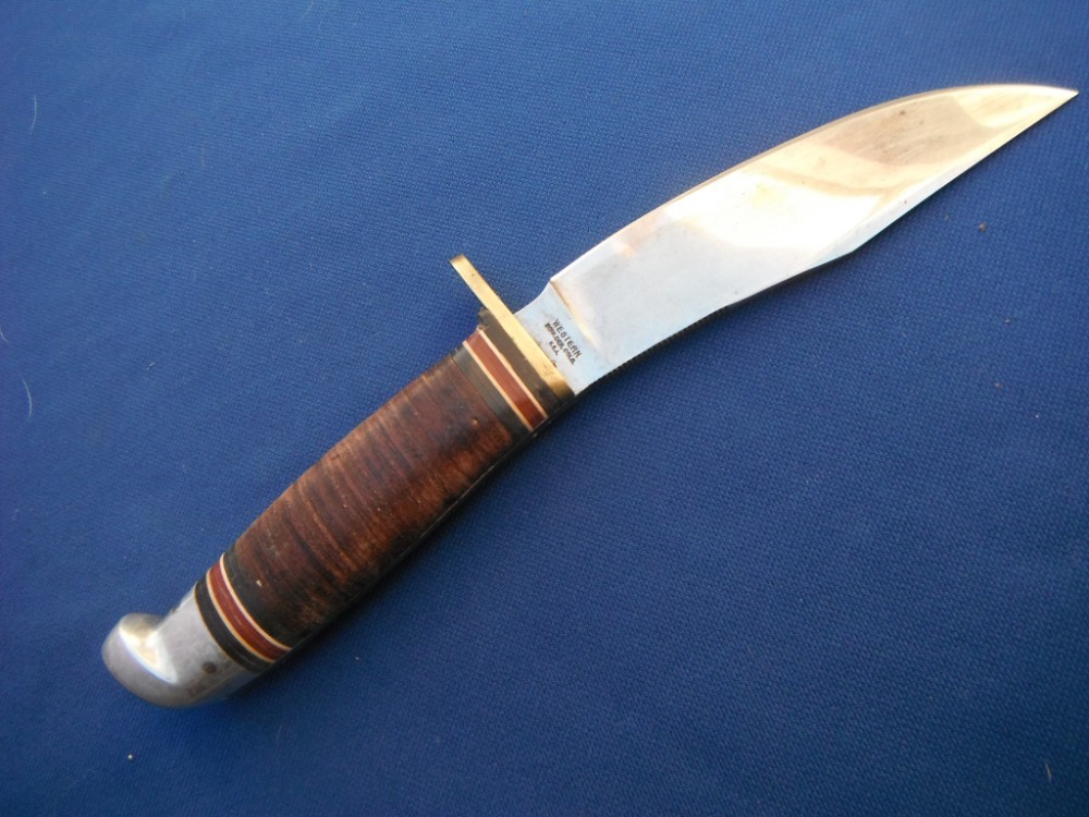 Pre 1961 WESTERN, BOULDER COLORADO L88 Fixed Blade Knife and Sheath
