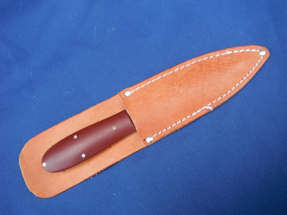 Case XX 303 Throwing Knife with Leather Sheath 8 Dot. Case knives. Case