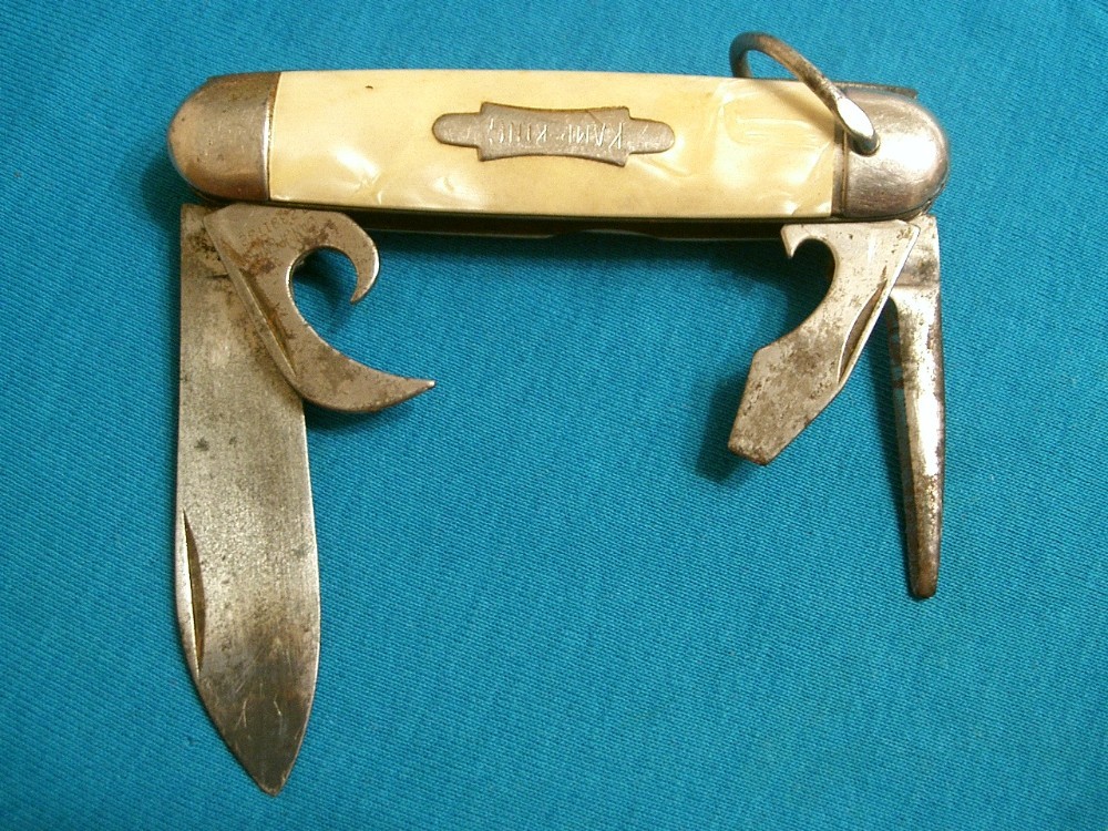 VINTAGE KAMP KING HAMMER BRAND USA SCOUTS SCOUT CAMP SURVIVAL FOLDING