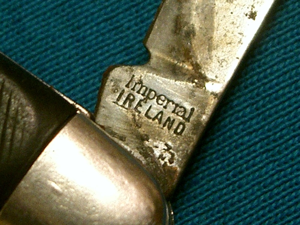 FRONTIER IMPERIAL IRELAND 2 BLADE STOCKMAN FOLDING POCKET KNIFE KNIVES