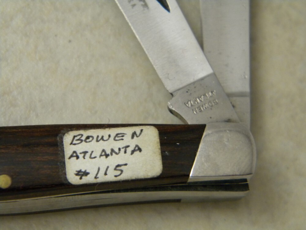 送料無料 店舗 Atlanta Knife Bowen A USA Knife Stockman Wood Small その他