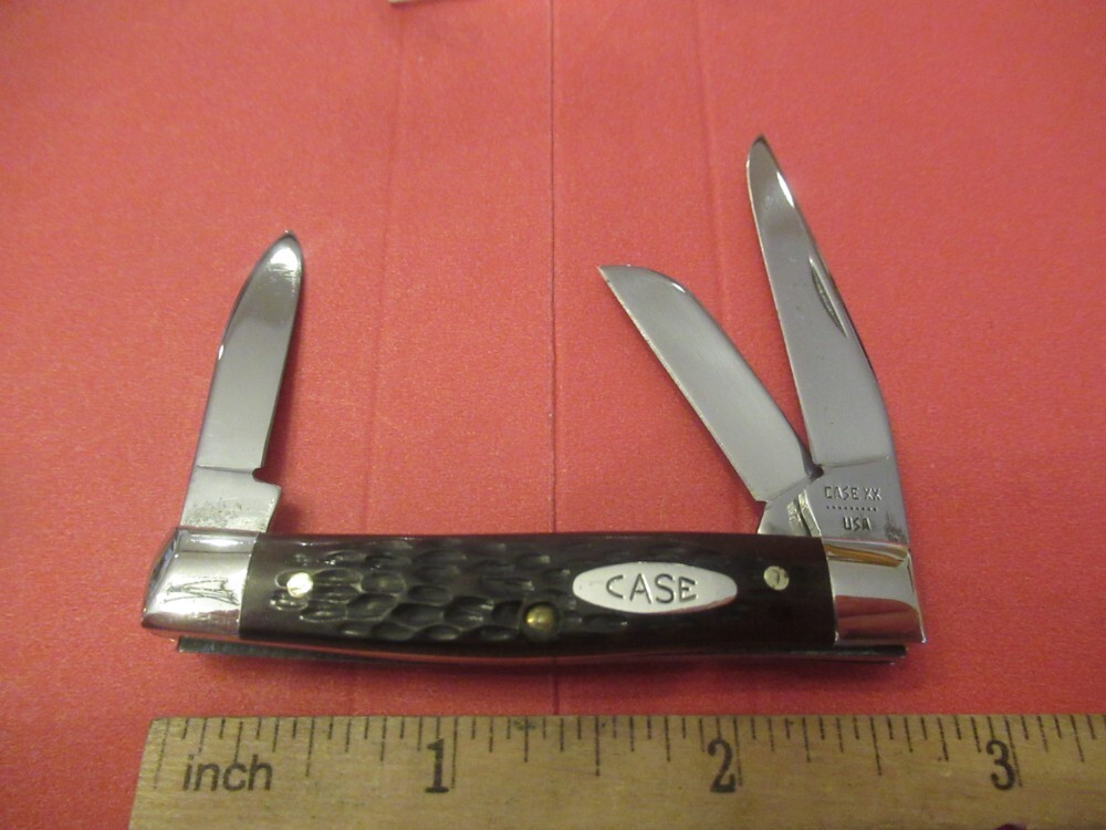 Case XX 1981 Delrin Handle Small Stockman Pattern # 63033 CV