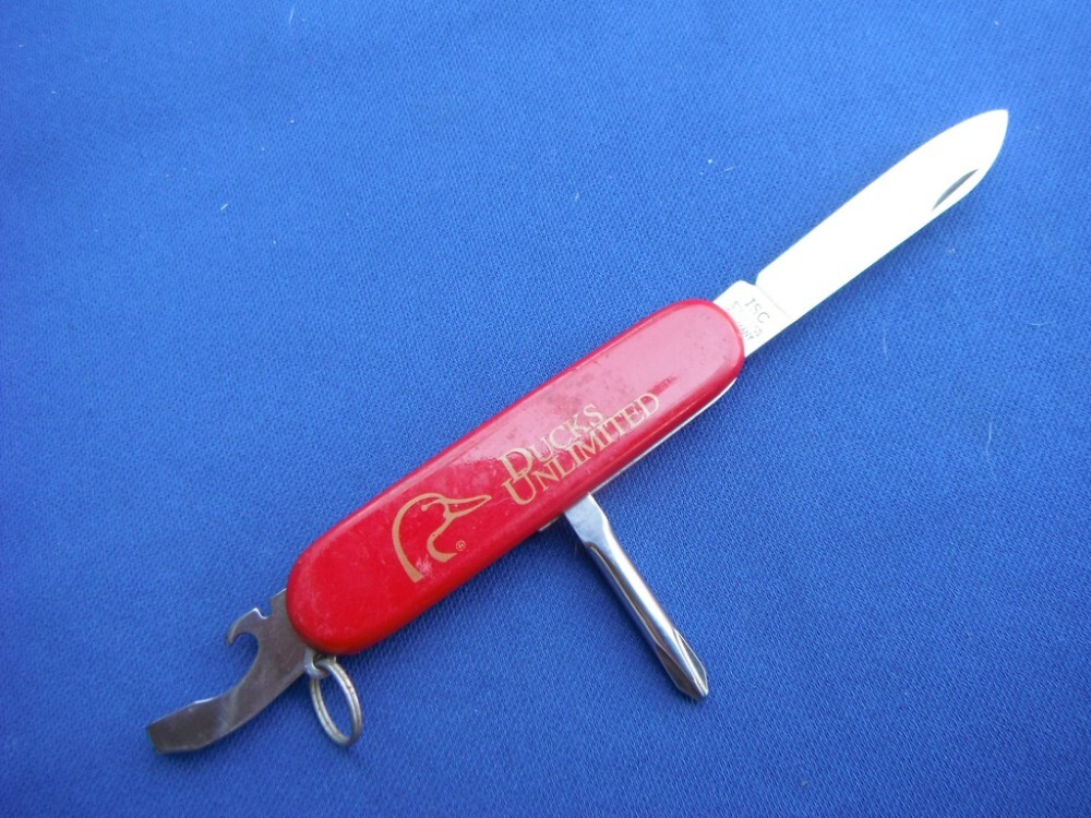 Ducks Unlimited Folding Pocket Knife ICS Germany stainless folding