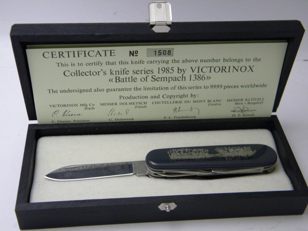 春夏新作モデル Victorinox Switzerland Sempach 1386 Collector's Edition ビクトリノックス
