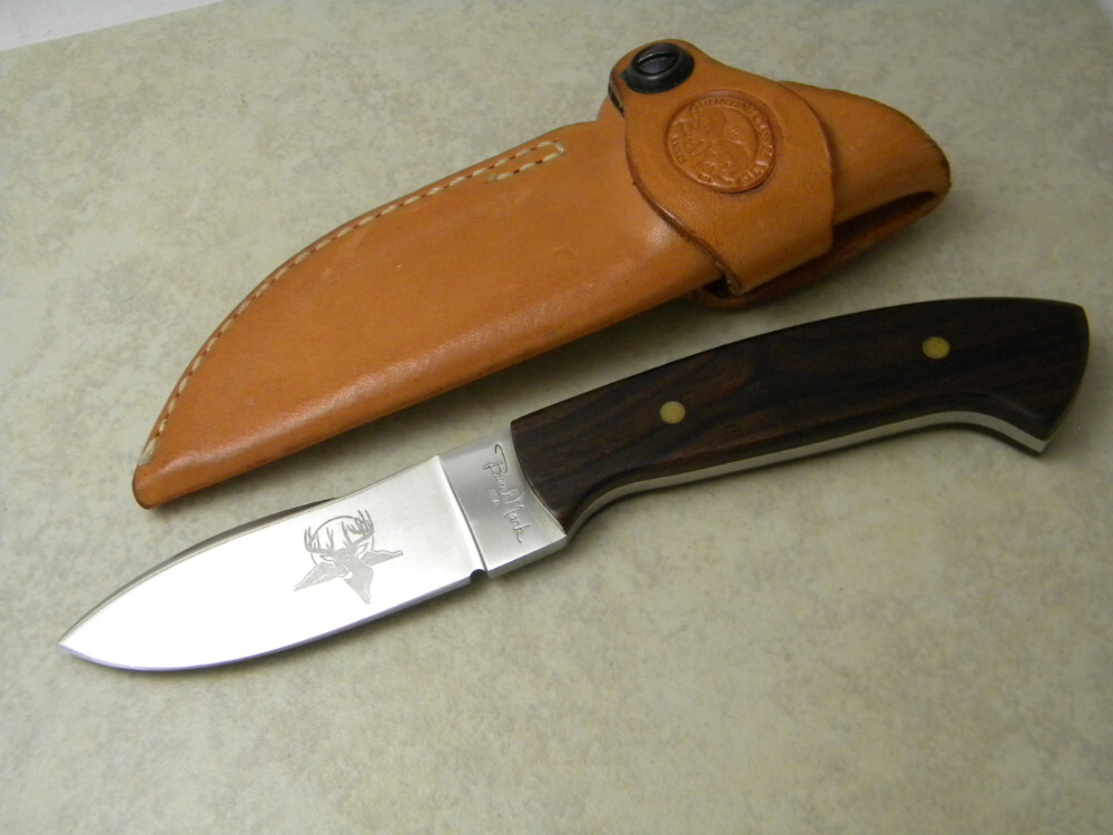 Bench Mark Knives USA Rare Fixed Blade Knife & Sheath