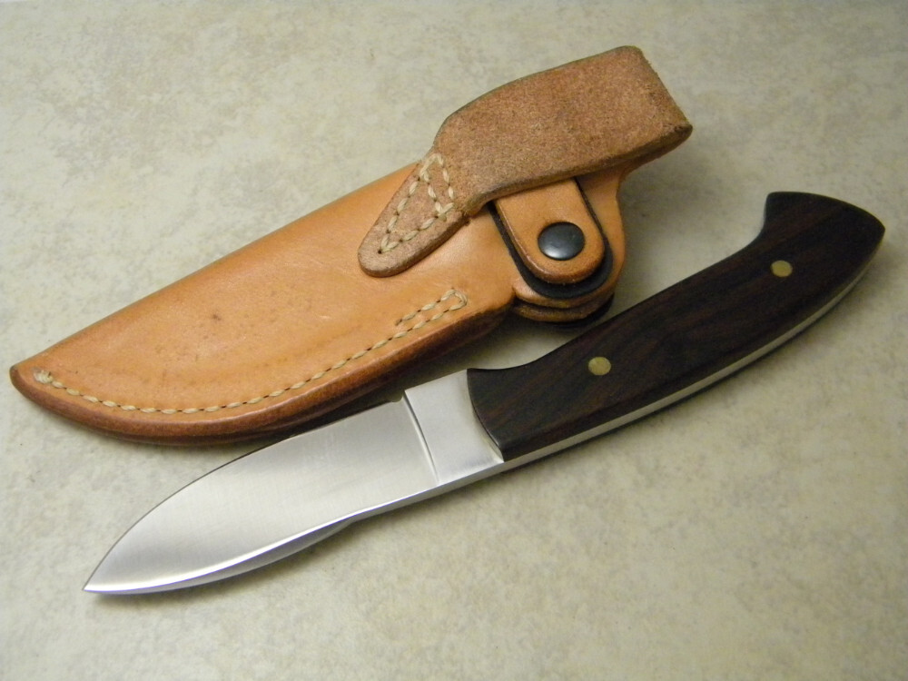 Bench Mark Knives USA Rare Fixed Blade Knife & Sheath