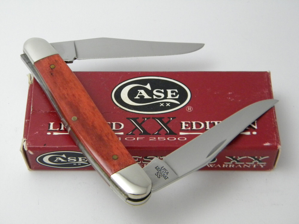 Case XX USA 2000 Limited Edition Old Red Bone Muskrat Knife