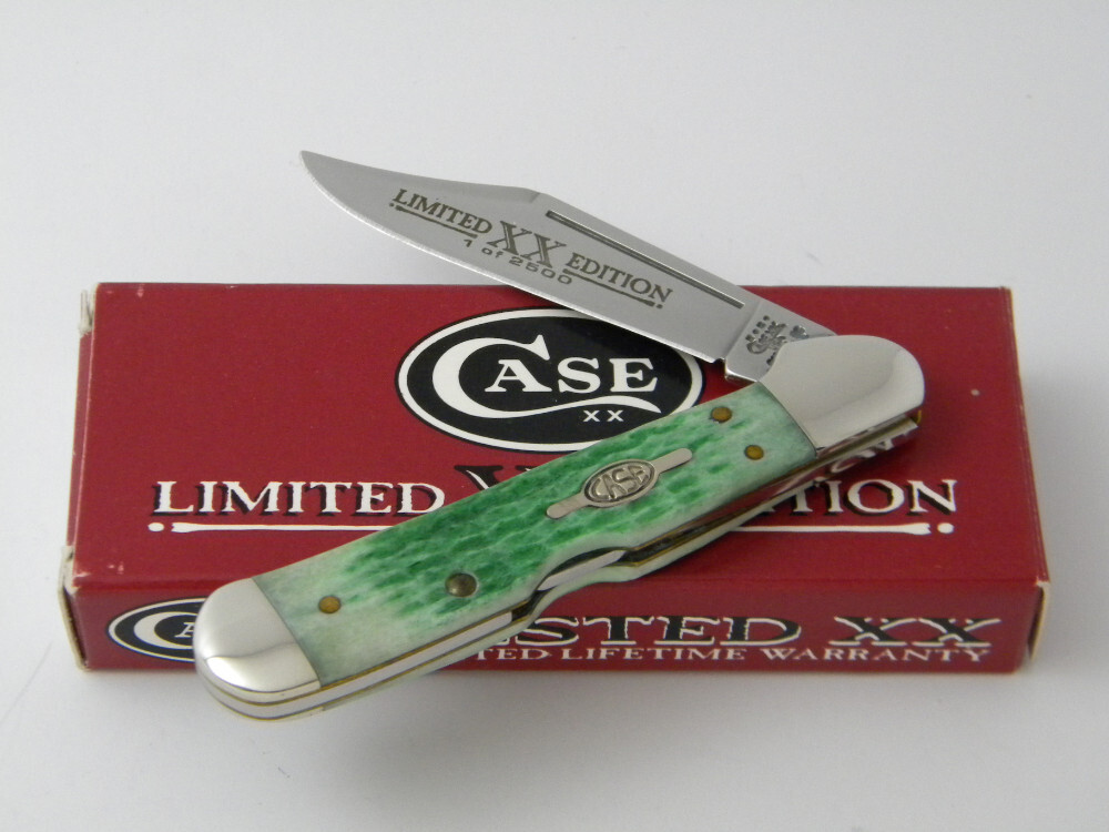 Case XX USA 2001 61749L Emerald Green Bone Limited Edition