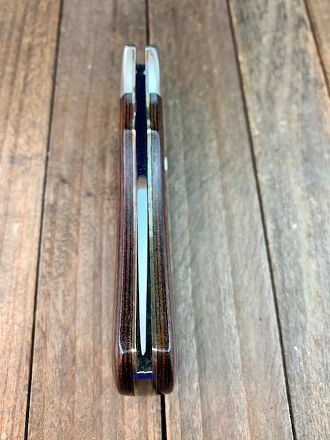 IC Cut Seki Japan Silver Collection Lockback Pakkawood Handles