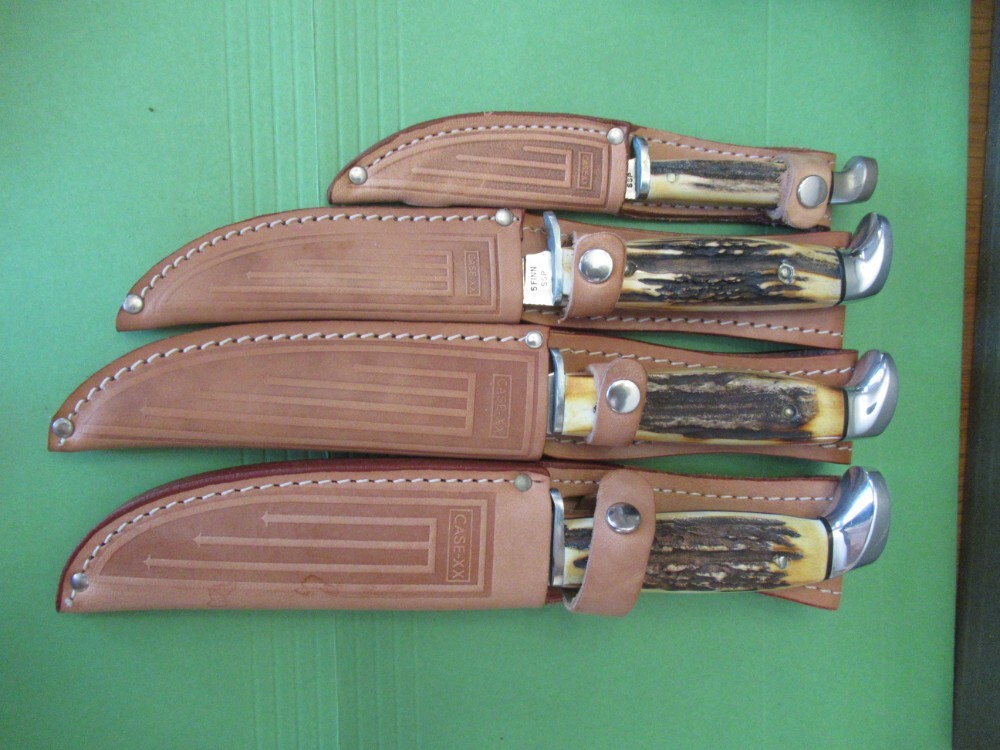 Case XX 1879 to 1979 Bradford Centennial Stag Set of 4 Fixed Blades