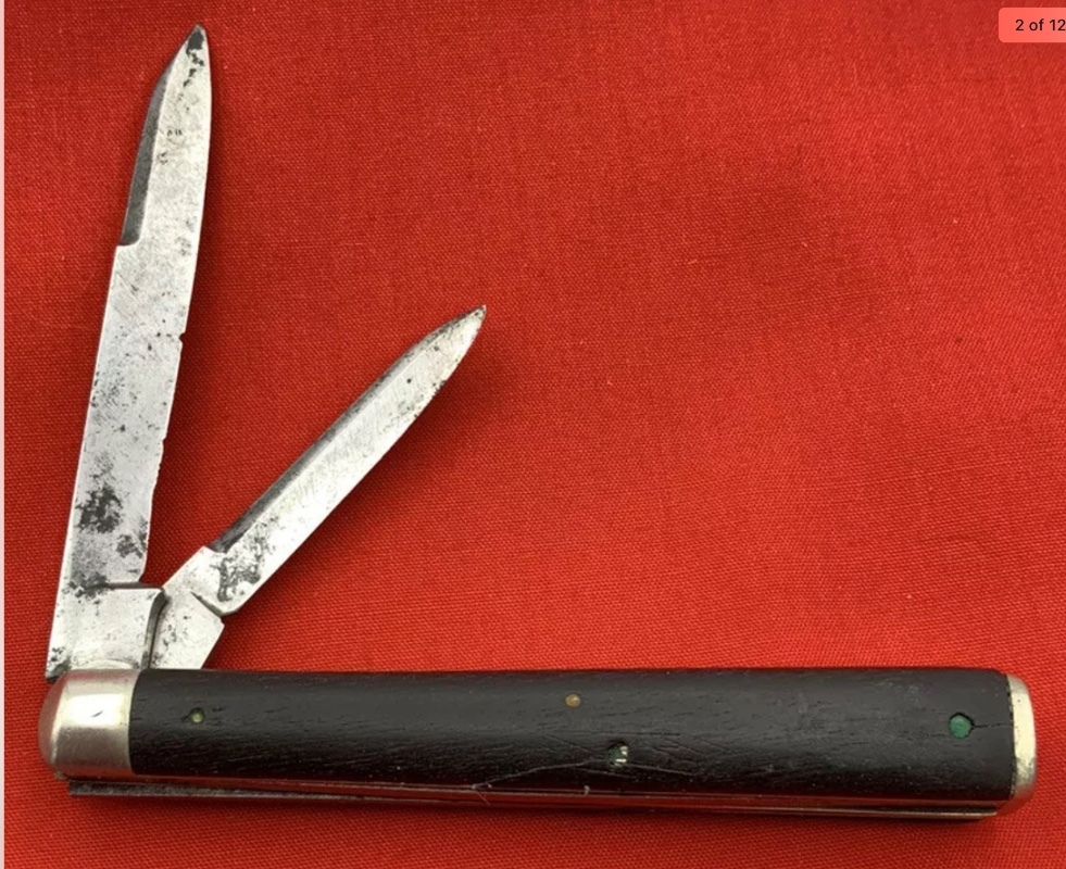 Vintage NEW YORK KNIFE CO WALDEN 2Blade Physician’s Pocket Knife g