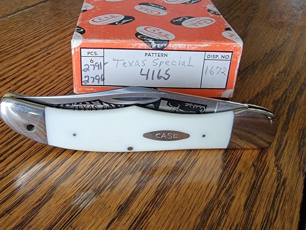 RARE Case 4165 SS Texas Special in Original Pumpkin Box