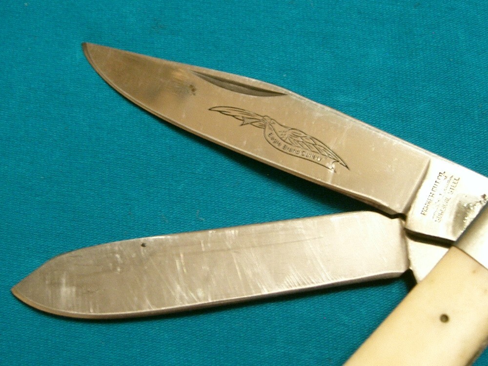 VINTAGE PARKER CUT CO EAGLE BRAND 95149 JAPAN SMOOTH BONE TRAPPER