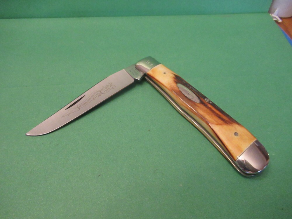 Case XX 1979 Stag Single Blade Trapper Made For the NKCA Pattern