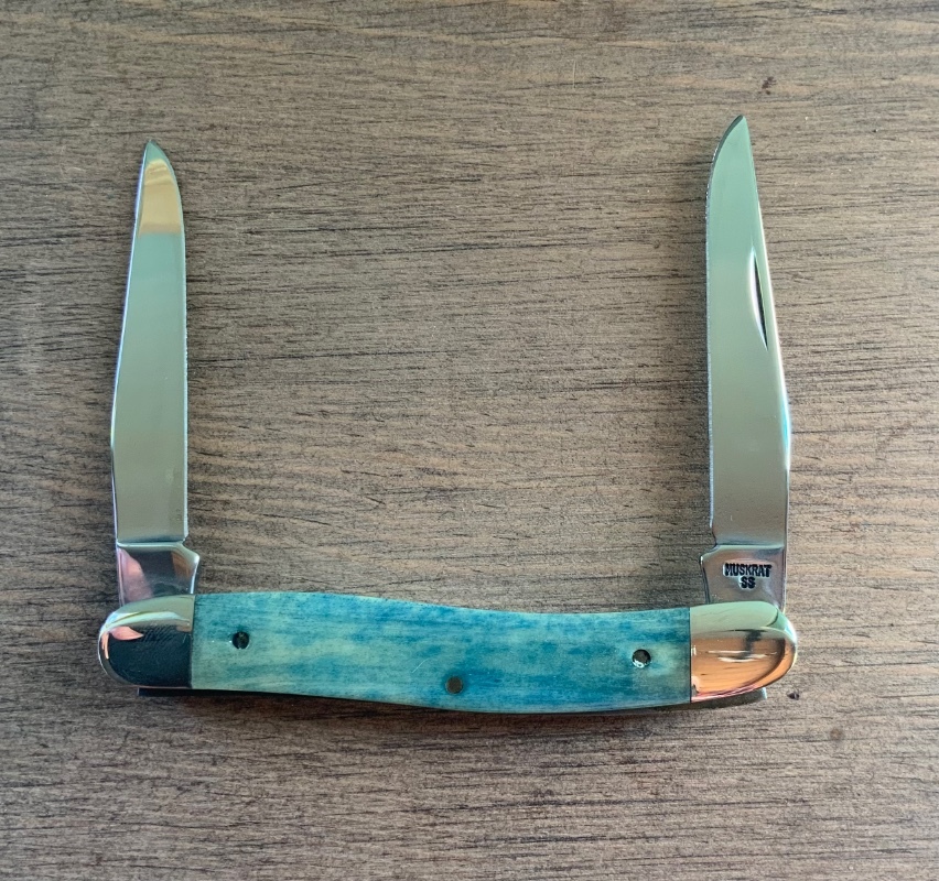 CASE Mini Muskrat Knife Appaloosa Bone