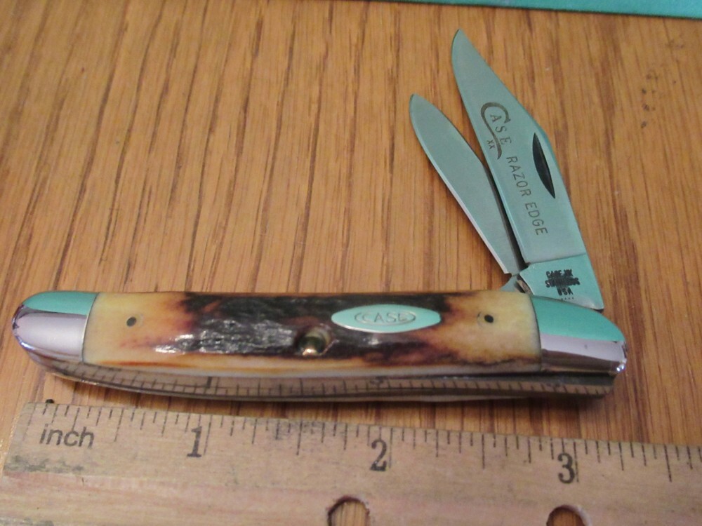 Case XX 1976 Grey Etch Stag Serpentine Jack Pattern # 52087 SSP
