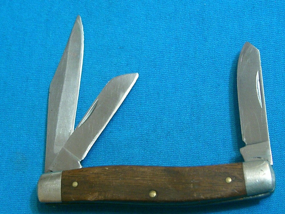 VINTAGE CHICAGO CUTLERY P16 STOCKMAN FOLDING POCKET KNIFE KNIVES OLD