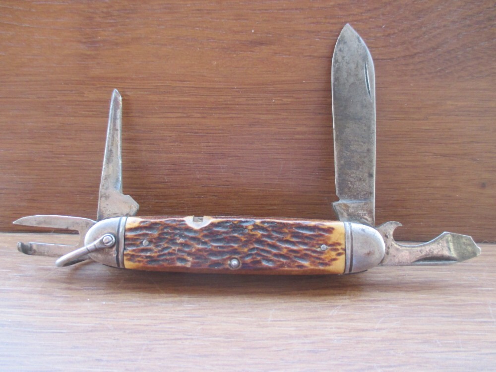 Camillus Scout/Utility 4 line tang stamp