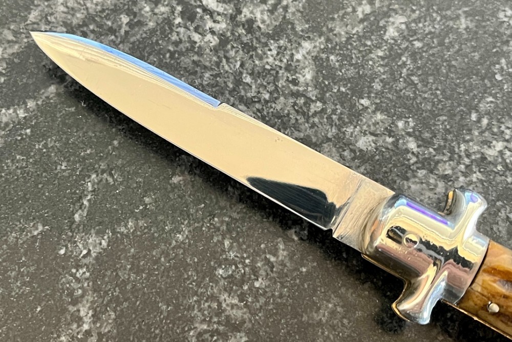 1950's Bargeon Switchblade, Beautiful Bone Handle, Made In France, Hard